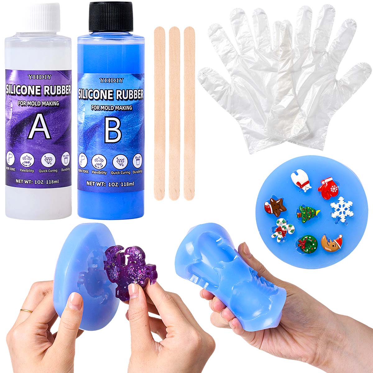 Soap Making Liquid - 118ml/296ml siliconen mal maakset voor DIY