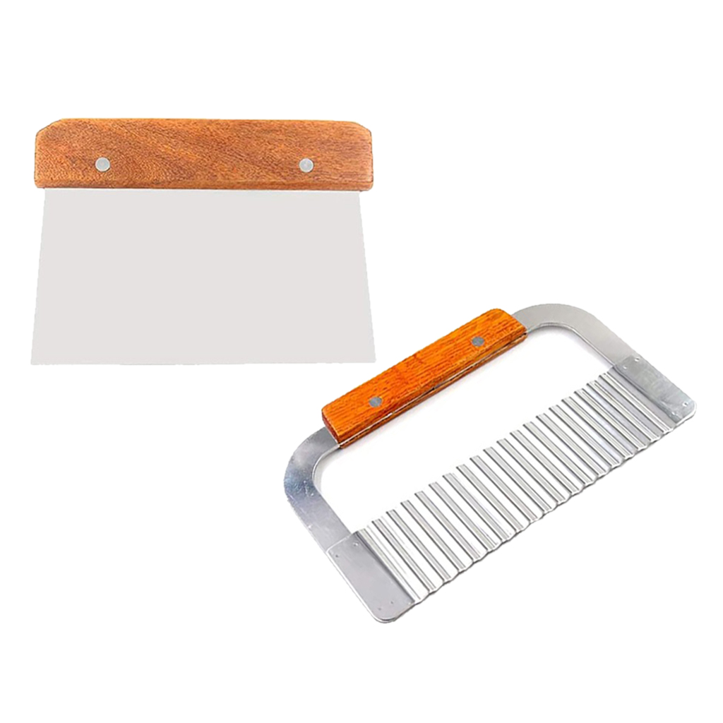 Soap Making Base - 2 Pak Roestvrijstalen Golvende En Rechte