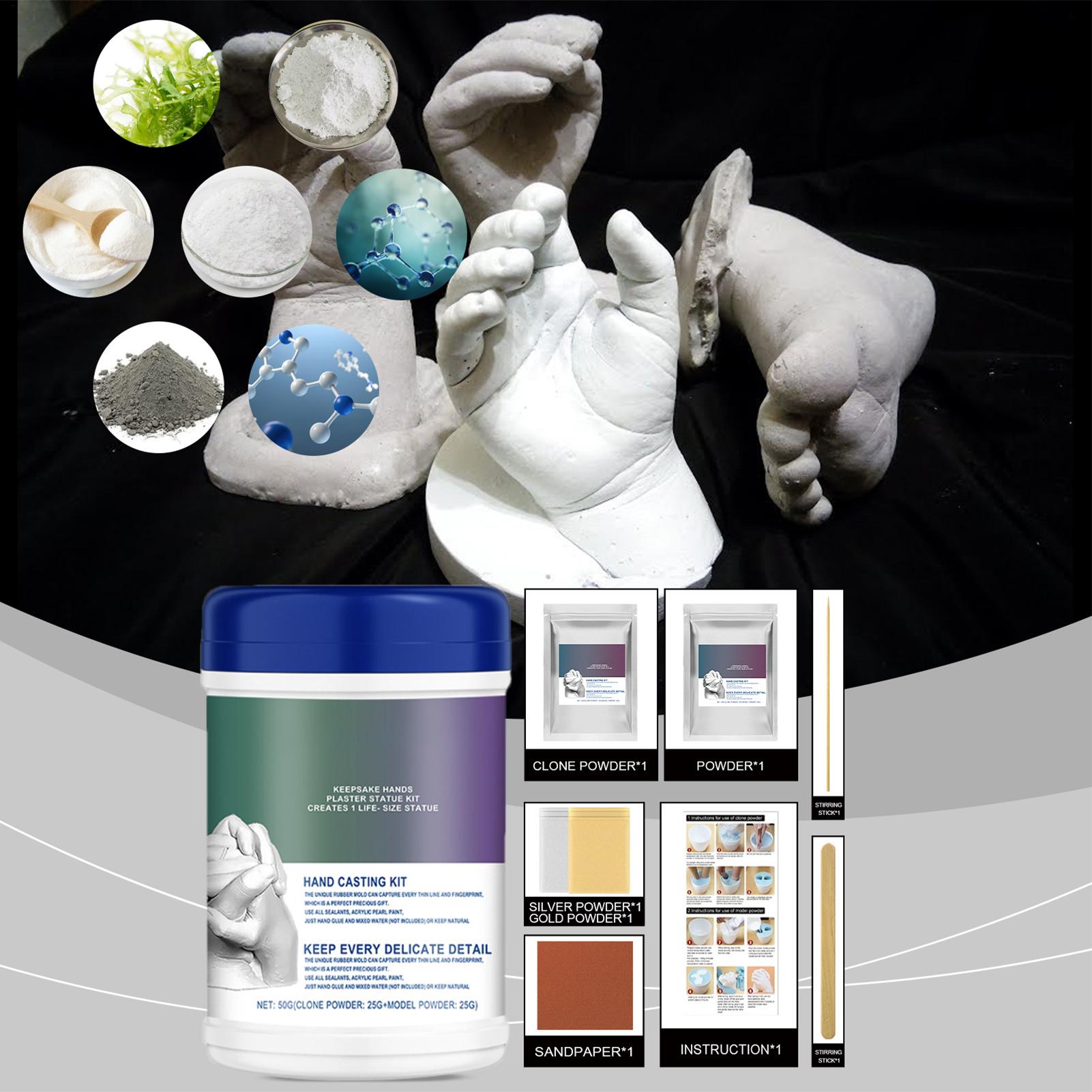 Soap Making Kit - Baby Hand- en Voetafdruk Gipsset, Zeepmaakbenodigdheden,