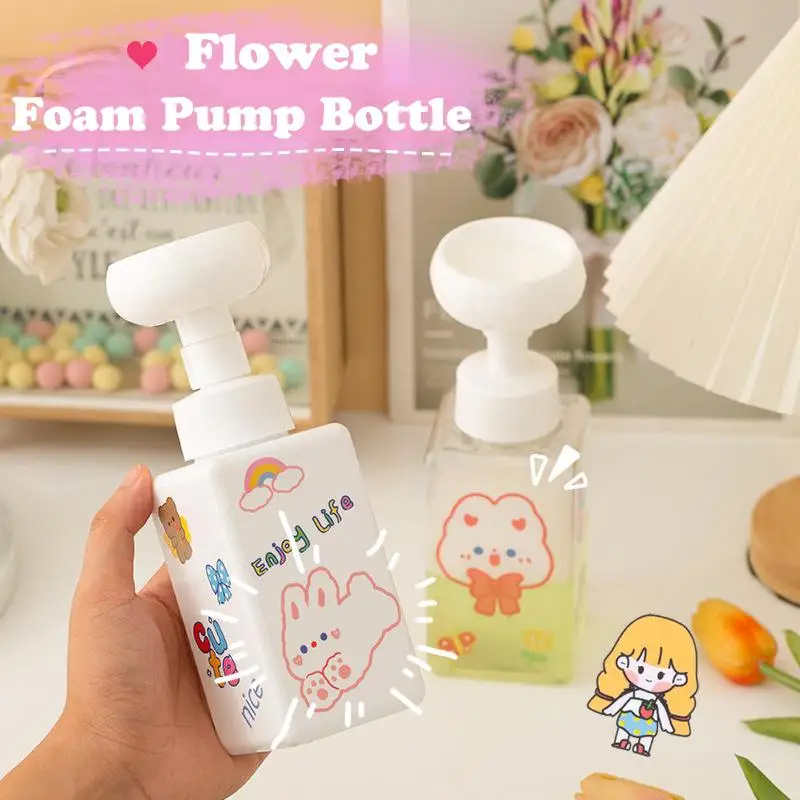 Soap Making Jug - 250/450 ml Bloemvorm Schuim Pomp Dispenser
