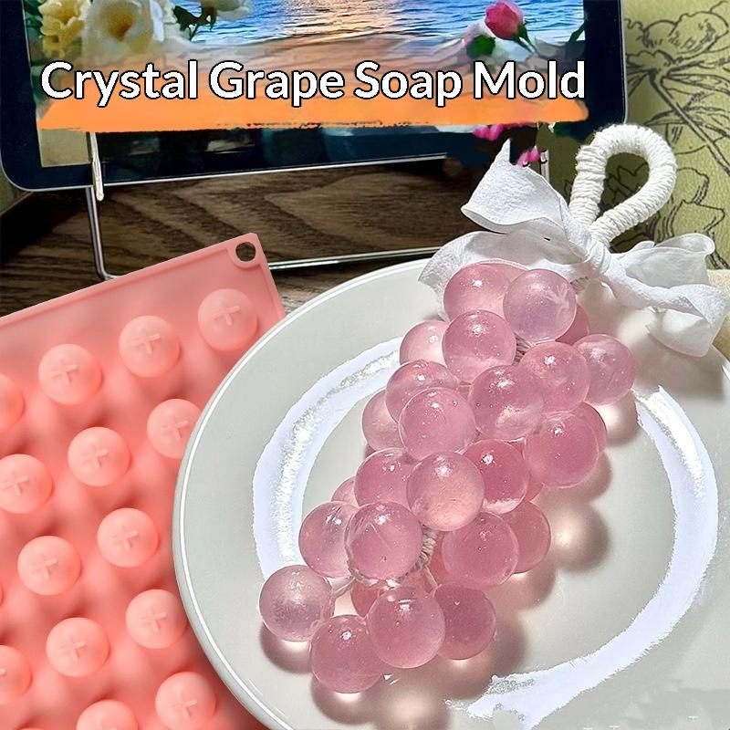 Soap Making Base - Siliconen druivenbolvormen, makkelijk te ontvormen, antiaanbakvorm