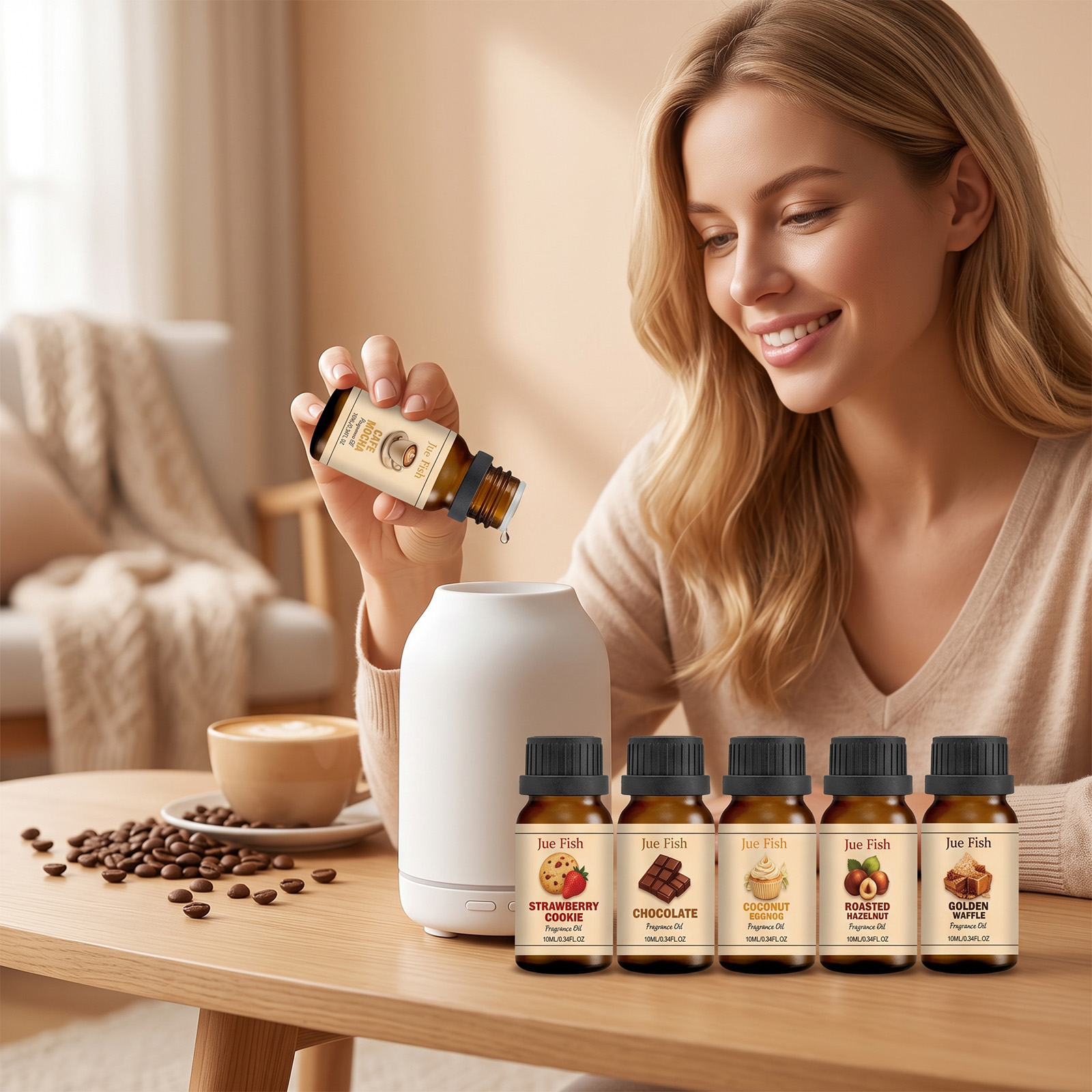 Soap Making Kit Amazon - 6-delige koffieshop geurolie set 10ml/stuk aromaolie