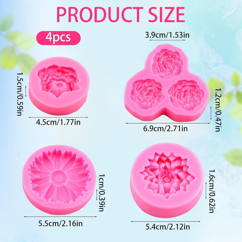 6-delige 3D bloemen siliconen  - Soap Making Kit Amazon recensie en prijs