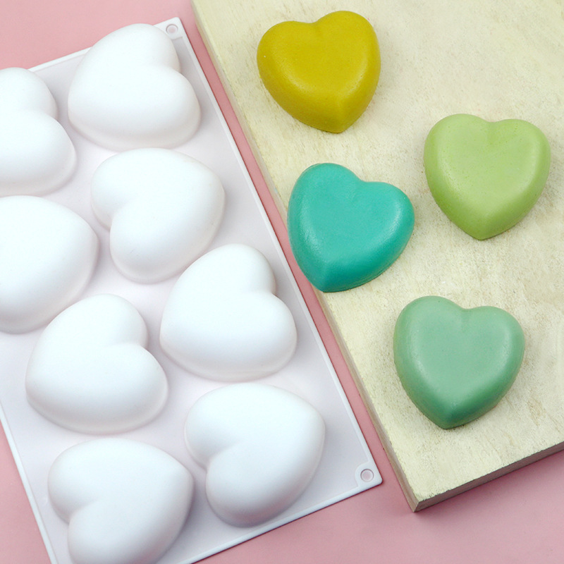 8-delige liefde hart siliconen - Soap Making Experiment recensie en prijs