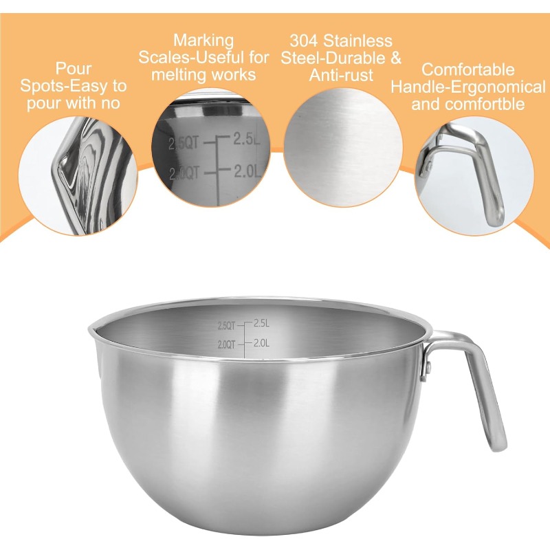 3-delige dubbele kookpanset va - Soap Making Jug recensie en prijs