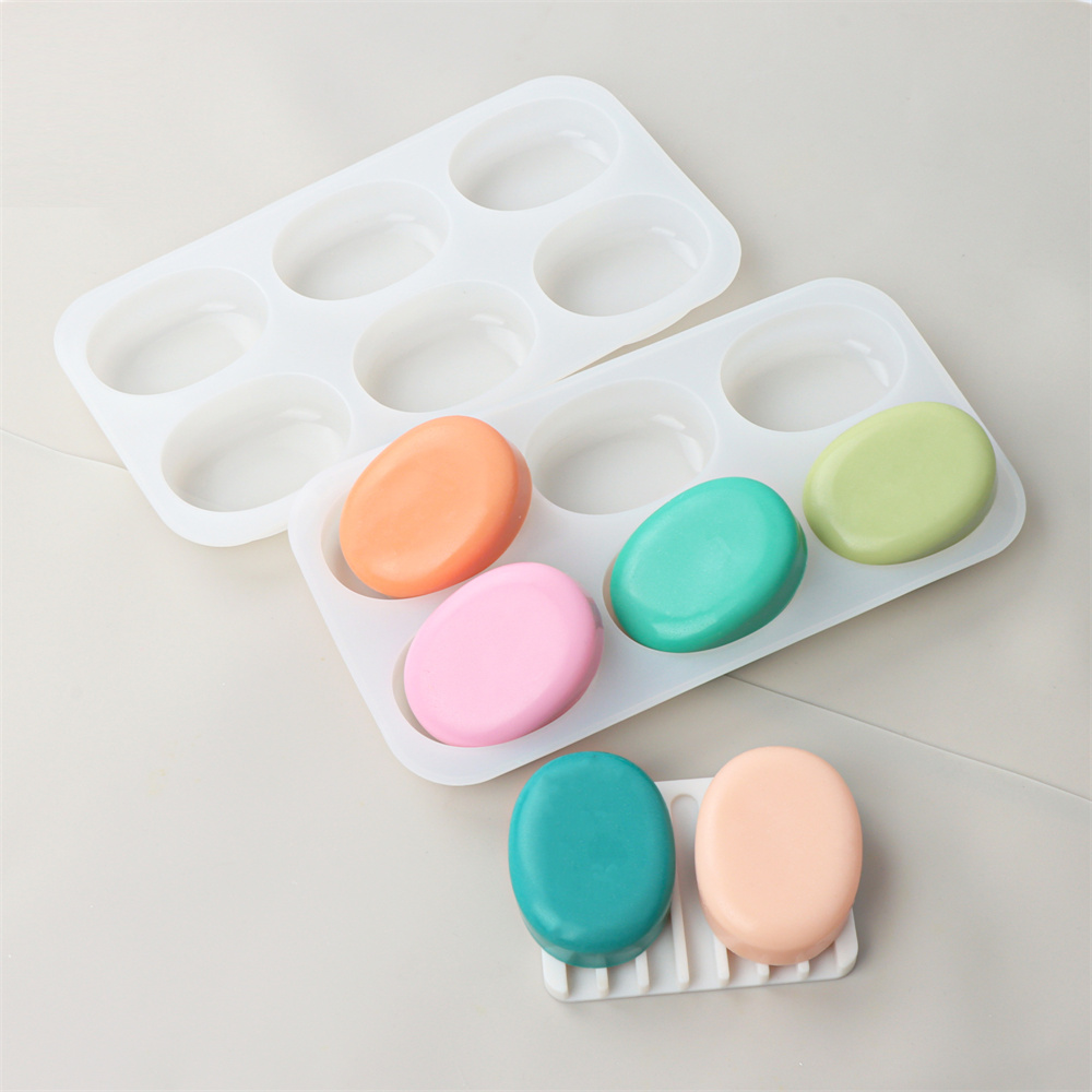 6-gaats ronde ovale siliconen  - Soap Making Starter Kit recensie en prijs
