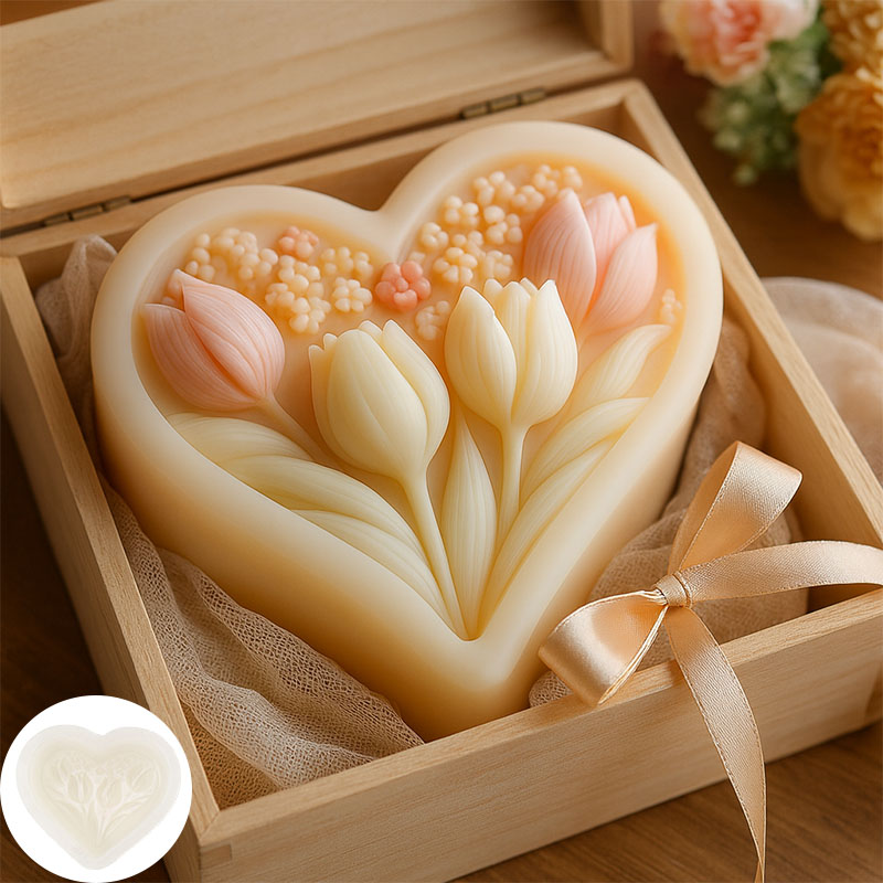 3D hartvormige tulpensiliconen - Soap Making Starter Kit recensie en prijs