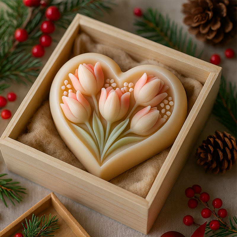 3D hartvormige tulpensiliconen - Soap Making Starter Kit recensie en prijs