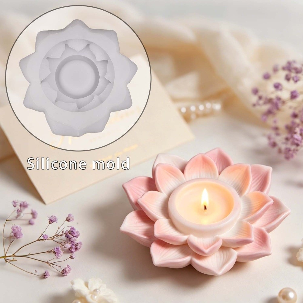 Creatieve 3D Lotus Kaarsenvorm - Soap Making Base recensie en prijs