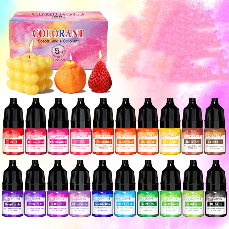 20 Kleuren Kaars Wax Pigment V - Soap Making Liquid recensie en prijs