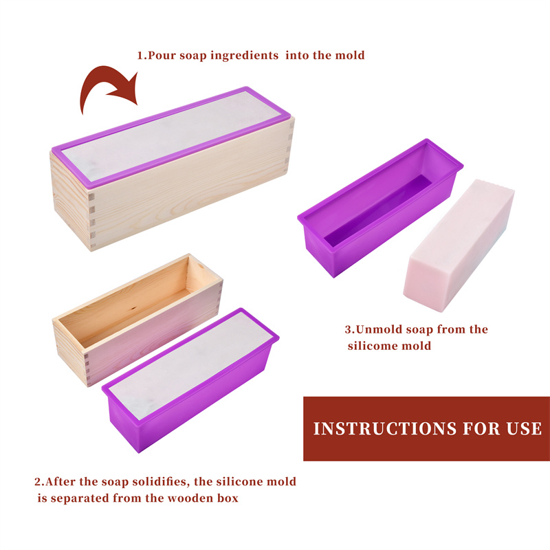Rechthoekige siliconen zeepvor - Soap Making Starter Kit recensie en prijs