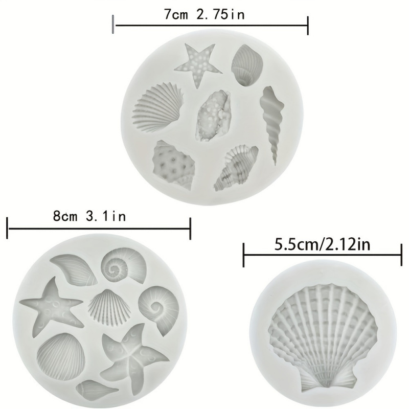 3 stks/set, schelpvormenset, o - Soap Making Kit Amazon recensie en prijs