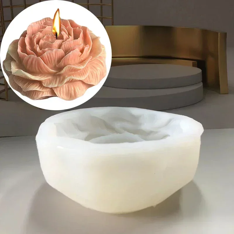 Extra grote 3D bloemenkaars si - Soap Making Experiment recensie en prijs