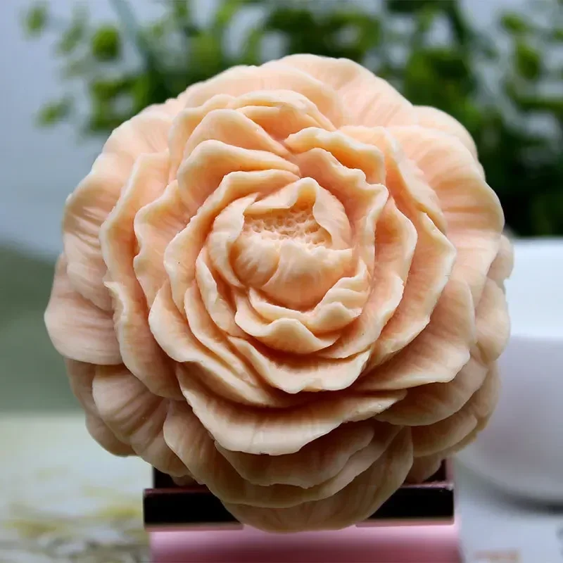 Extra grote 3D bloemenkaars si - Soap Making Experiment recensie en prijs