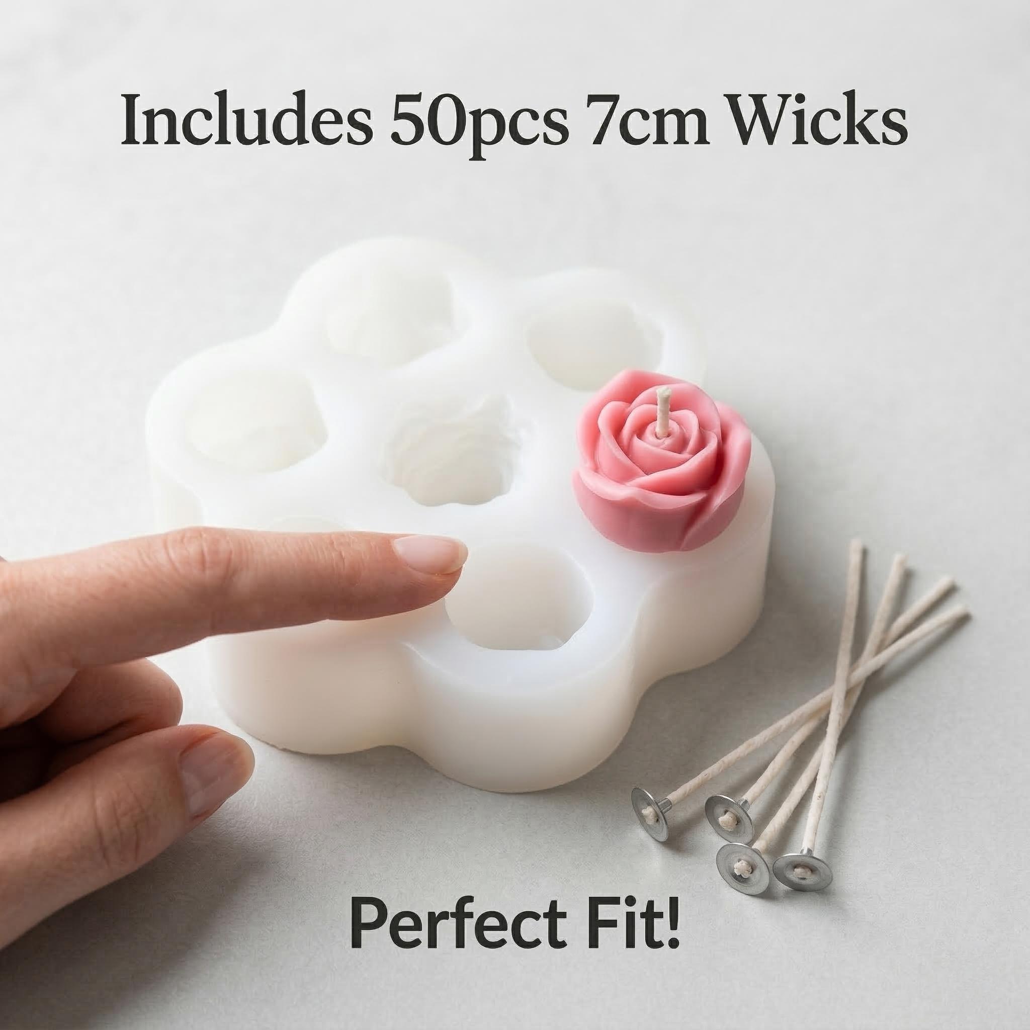 3D Rozenbloem Siliconen Kaarse - Soap Making Kit Amazon recensie en prijs