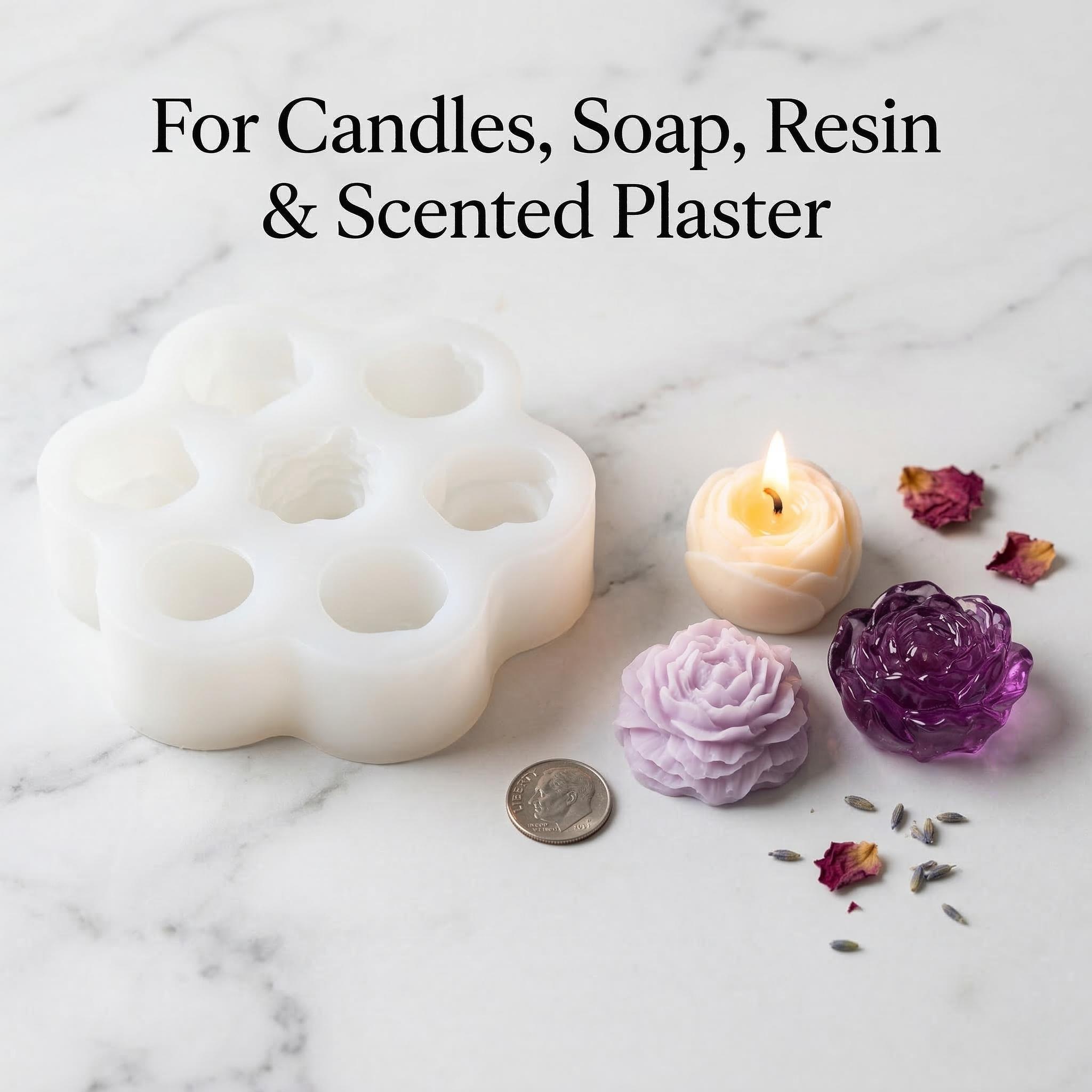 3D Rozenbloem Siliconen Kaarse - Soap Making Kit Amazon recensie en prijs