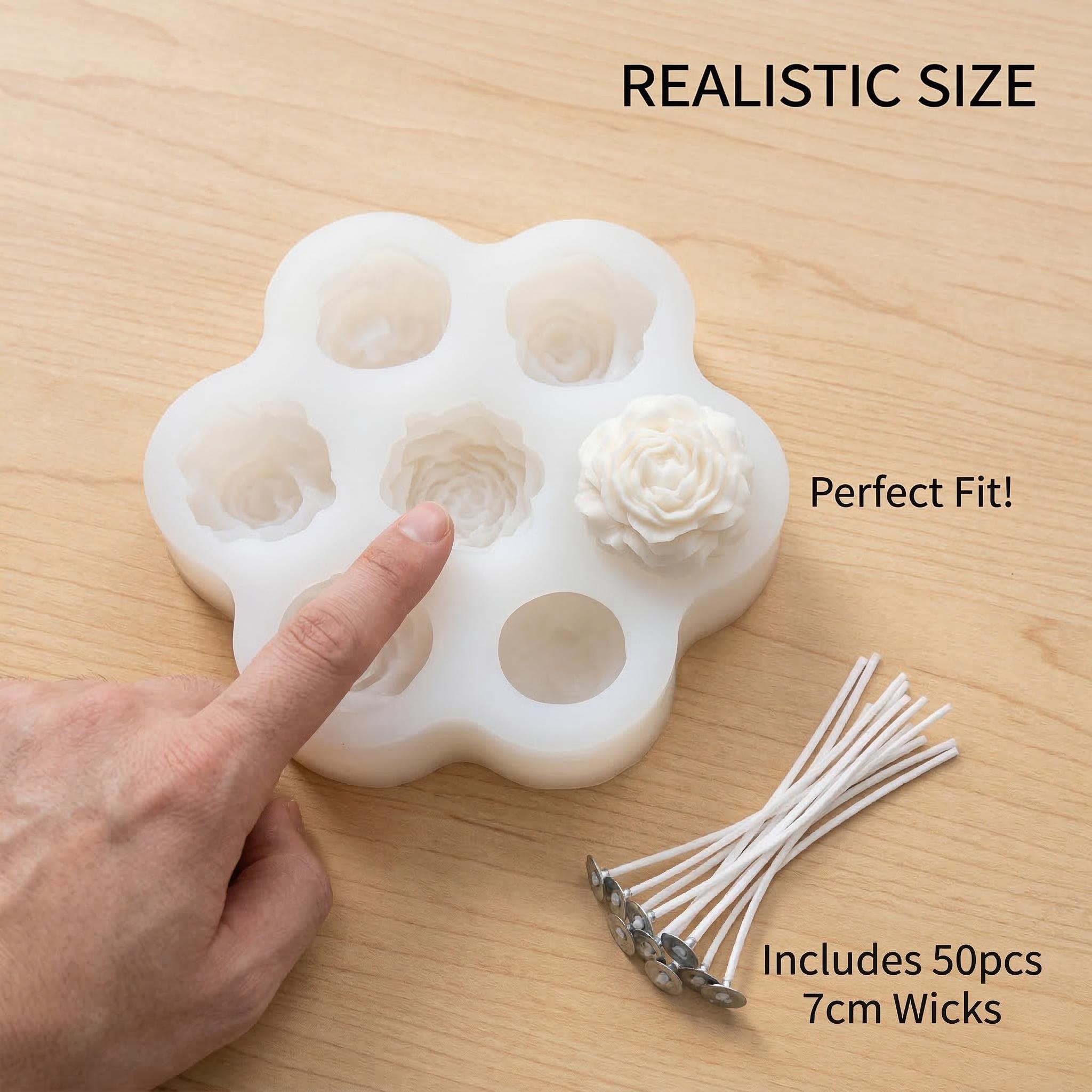 3D Rozenbloem Siliconen Kaarse - Soap Making Kit Amazon recensie en prijs