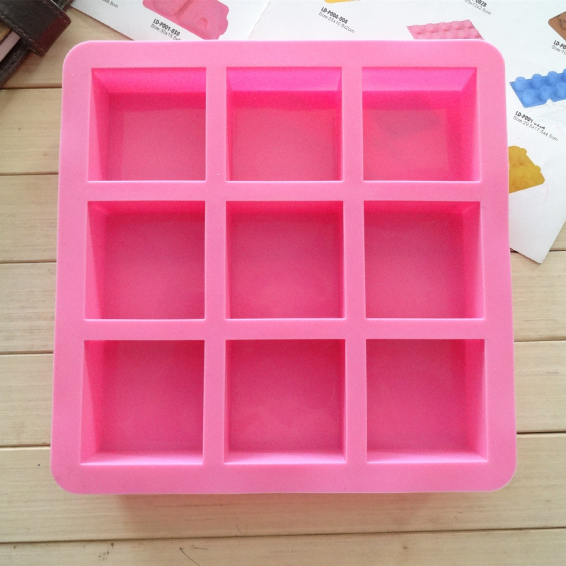 Vierkante siliconen cakevormen - Soap Making Kit recensie en prijs