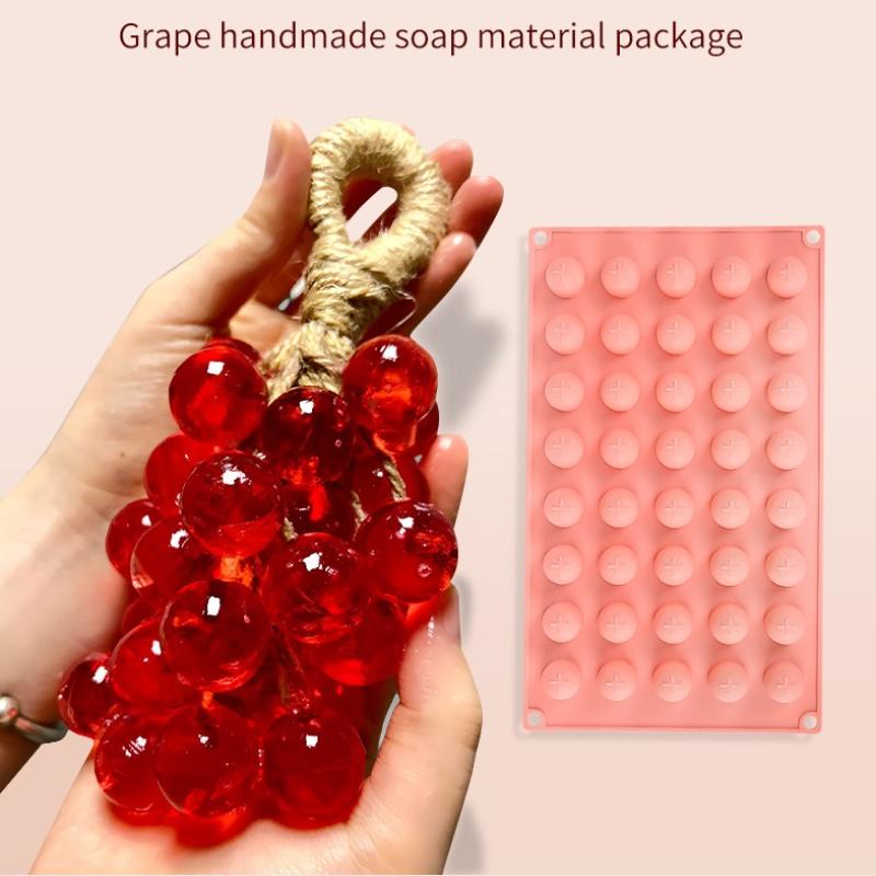 Siliconen druivenbolvormen, ma - Soap Making Base recensie en prijs