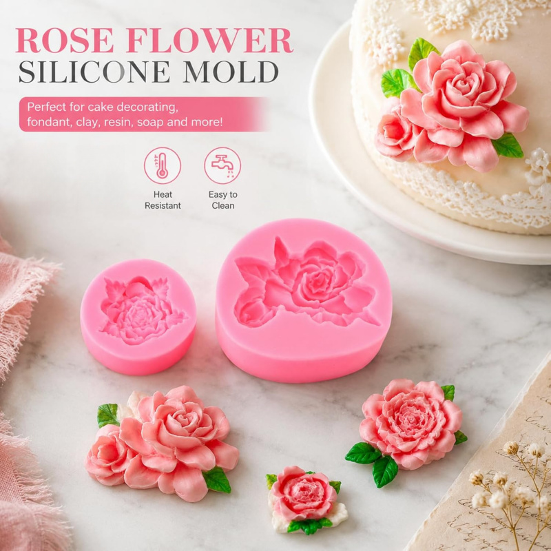 4-delige set siliconen mallen  - Soap Making Kit Amazon recensie en prijs