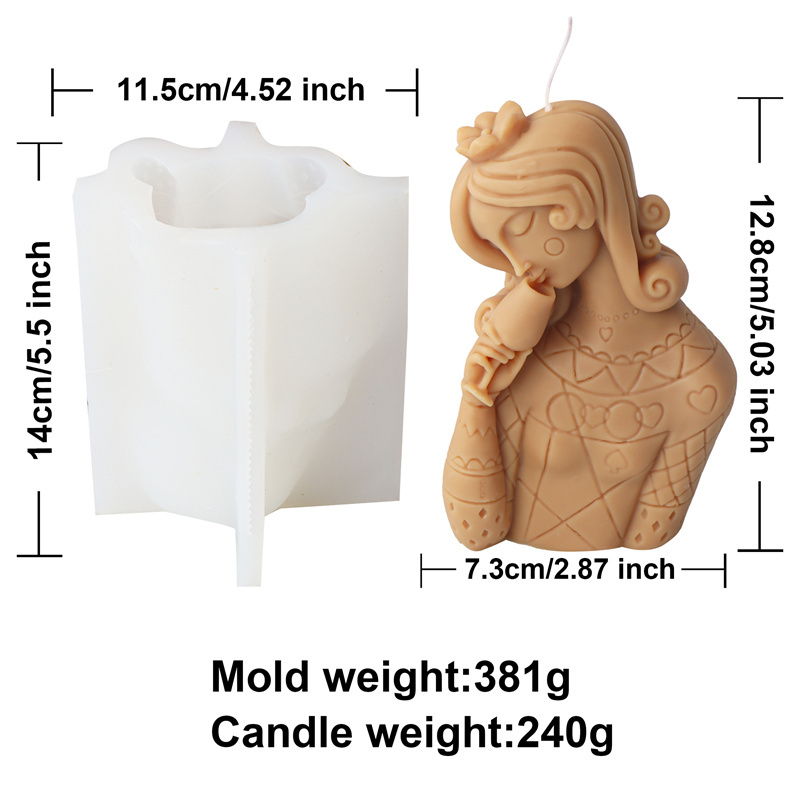 3D Abstracte Man Vrouw Kussend - Soap Making Jug recensie en prijs