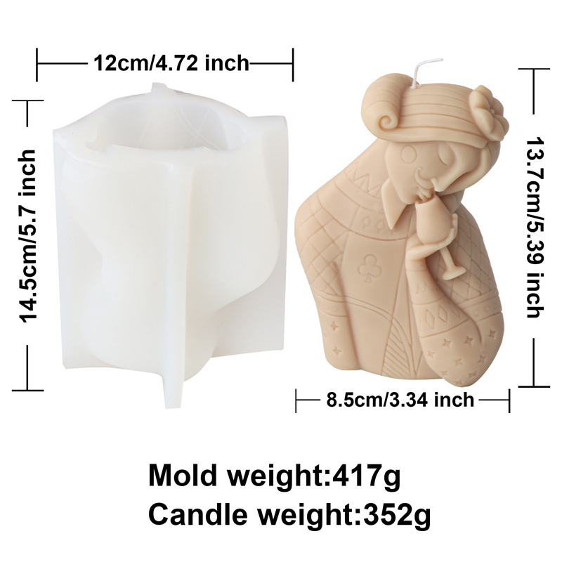 3D Abstracte Man Vrouw Kussend - Soap Making Jug recensie en prijs